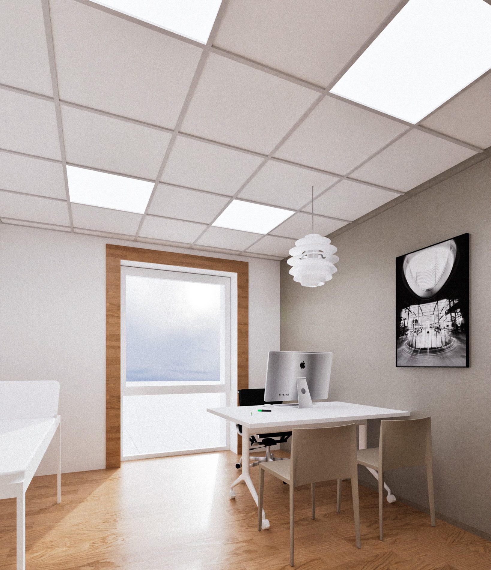 Computer-Animation Behandlungszimmer von Dr. Hartmut Bauer, Neurologische Praxis Euskirchen